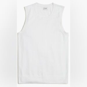 Classic White Sweater Shell Top